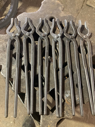 Shorty blacksmith tong set .